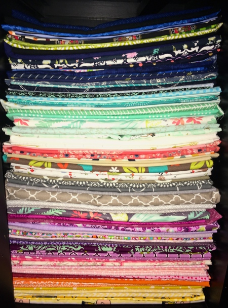 Nothing better than a stack of fabric